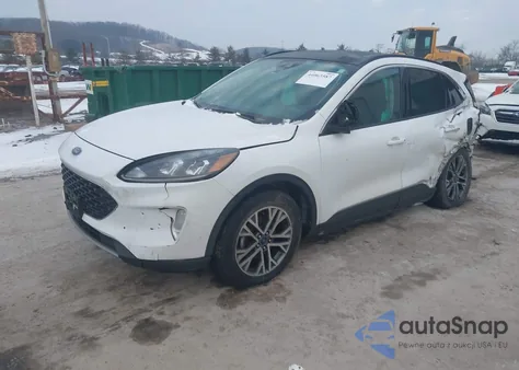 2022 Ford Escape Sel z USA, uszkodzony, nr VIN 1FMCU9H69NUB79648